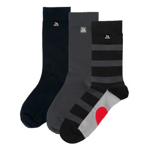 3 strumpor i olika mörka färger Tag Socks