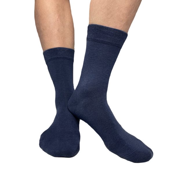 Blå strumpa från Tag Socks